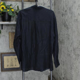 Our Legacy Above Cotton Silk Angel of Wisconsin Print Button Down Shirt Black 48