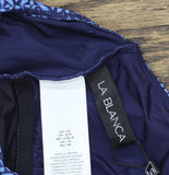 La Blanca Island Goddess Charmed Coast One Piece Swimsuit Chambray Blue 12