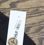 Hurley Womens Long Sleeve Zip Front Rashguard Black M