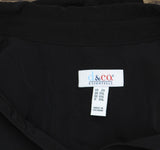 Denim & Co. Original Button-Down Shirt A702869 Black 2X