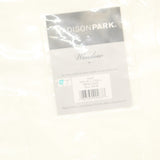 Madison Park Sheer Curtain Scarf Irina Embroidered Kitchen White 50x216