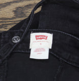 Levi's Denim Bustier Midi Dress 94417393 Ladies Night Black S