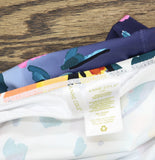 Anne Cole Floral Gradient Triangle Tankini Top Swim Gradient Floral Blue Multi L