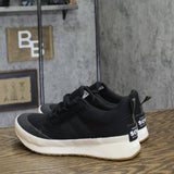 Sorel Womens Out N About III Waterproof Low Top Sneakers Black / Sea Salt 8M