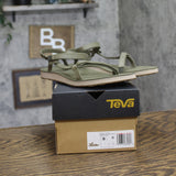 Teva Womens Original Universal Slim Lea Sport Sandal Burnt Olive Green 9M