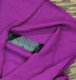City Chic Sleeveless Ruffle Lace Front Blouse Top Purple 12W