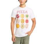 Unfortunate Portrait Pizza Graphic T-Shirt UPMB-1001 White XS