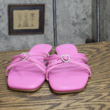 Wild Fable Womens Tanya Strappy Heart Slide Sandals 89885521 Pink 10M