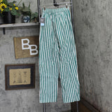 Grayson Threads St. Patricks Day Striped Graphic Boxer Pants Green Stripe XXS