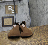 X Ray Mens Atlas Round Toe Slippers XRW3186-BROWN-10-LS Brown 10