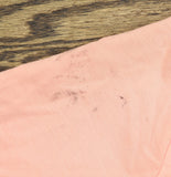 Karen Scott Hi-Low V-Neck Ribbed Long Sleeve Top 100135720MS Coral Ice Pink L