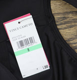 Vince Camuto High Neck Skirted One Piece Swimsuit V1T978 Black 8
