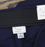 A New Day Womens High-Rise Skinny Ankle Pull-on Pants 93011550 Navy Blue 2