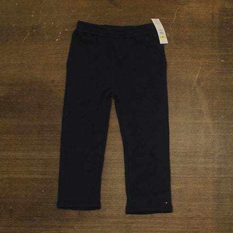 Tommy Hilfiger Toddler Boys Straight Leg Sweatpants Navy Blue 4T
