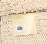 INK+IVY Bath Rug Hand-Woven Texture Shaggy 86382206 Natural Brown 20x32