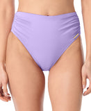 Vince Camuto Womens High-Waisted Bikini Bottom Swim V21282 Lavender Purple M