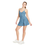 Joylab Womens Corset Detail Active Dress 90057464 Blue L