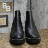 Universal Thread Womens Faux Leather Ankle Side Zip Boots Black 9.5M
