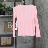 Max And Olivia Girls Long Sleeve Pajama Shirt Top with Scrunchie Pink XL (14/16)