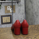 Tommy Hilfiger Nanya Block Heel Pumps TWNANYA Red 8.5M