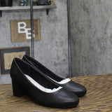 Easy Street Womens Proper Block Heel Pumps PROPER Black 6.5W
