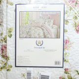 Royal Court Country Chic Floral 2 Piece Quilt Set Rosemary White Multi Twin