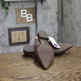 A New Day Twiggy Multi Buckle Mini Heel Flats 94303755 Brown 6M