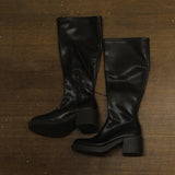 Wild Fable Womens Danika Stretch Tall Combat Boots 94463359 Black 7.5M