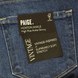 Paige Womens Hoxton Ankle Jeans Newbie Blue 27
