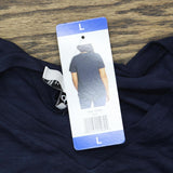 Jessica Simpson Womens Short Sleeve Flutter T-Shirt Tee 1685886 Navy Blue L