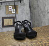 Style & Co. Womens Mulan Snake Print Wedge Sandals MULANPBK2 Black 6.5M