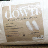 Charter Club Medium Density Down Pillow KEDP0850WQ White Standard / Queen