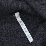 Leo & Nicole Womens Chunky Kinit Open Front Cardigan Sweater Charcoal Gray S