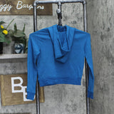 Member's Mark Girls Favorite 1/4 Zip Hoodie HZG21-0031 Teak Star Blue 6/7