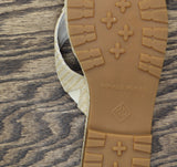 Donald Pliner Womens Sylver Thong Sandals SYLVERR Foam Brown 8M