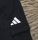 Adidas Boys Athletic Jogger Sweatpants with Cargo Pocket Black 6