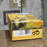 Bella Vita Women's Cheerful Wedge Sandal CHRFL Black Linen Print 8.5M