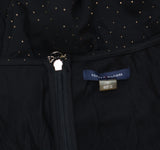 Tommy Hilfiger Surplice Neckline Knee Length Evening Hi-Lo Dress Black Multi 16
