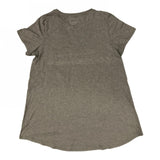 Hue Women's Short Sleeve Relaxed Fit Perfect Legging V-Neck Tee 21298KM