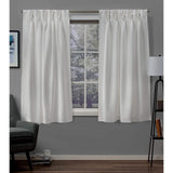 Exclusive Home Blackout Tab Top Curtain Panel Pair Vanilla Off White 52x63