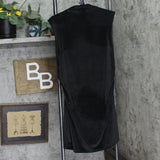 A New Day Womens Mini Velvet Ruched Dress 92085045 Black L