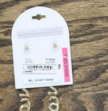 Bijoux Bar Fashion Dangly 2026 Rhinestone Post Earrings Gold / Silver Gray 3"