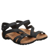 Bearpaw Solana Cork Strappy Sandals 1009137191 Black 9M