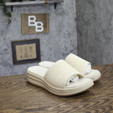 Clarks Drift Twist Wedge Slide Sandals 26181604 Cream Off White 8W