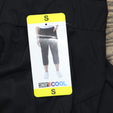 32 Degrees Womens Capri Knit Active Outdoor Pants 1720727 Black S