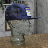 Park Avenue Mens Vintage Hustontown PA Patch Trucker Hat Navy Blue OS