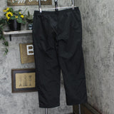 Champion Womens High Rise Snap Cuff Wide Leg Pants M3233 Black XL