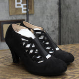 Journee Collection Womens Pull On Piper Bootie PIPER-BLK-085 Black 8.5M