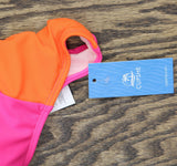 Cupshe Womens Color Block One Shoulder Cutout One Piece Swimsuit Pink Multi L