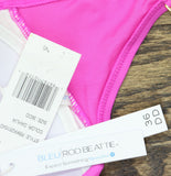 Bleu By Rod Beattie Shirred Bikini Swim Top With Molded Cups Dahlia Pink 36DD